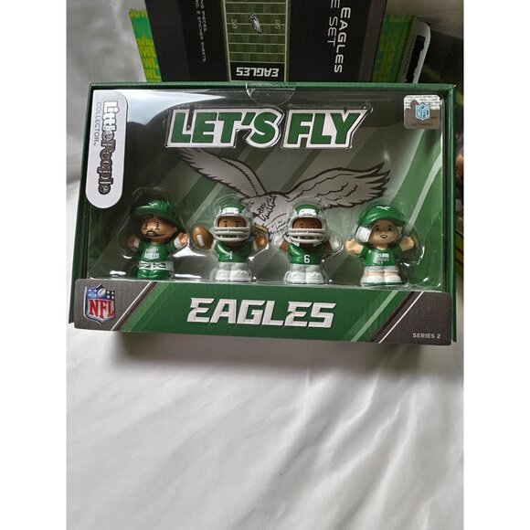 Philadelphia Eagles Fan Gift Set -5 Piece Super Bowl LVII Champions Games Figure - Picture 3 of 10